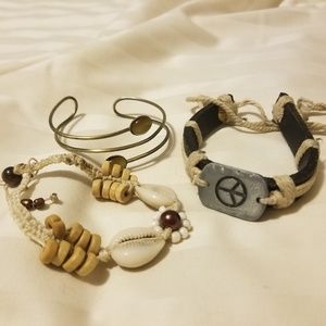 Boho Hippie Halloween Costume Bracelet Lot